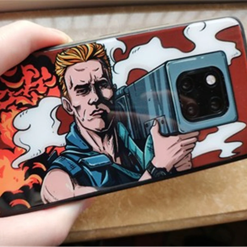 Для huawei mate 20 Pro Чехол HD окрашенный чехол для huawei mate 20 Schwarzenegger Artillery glass Cover mate 20 pro Чехол