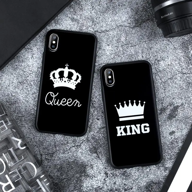 Silicone TPU Phone Case For iPhone 7 8 6 6s Plus X 5 5s SE XS Max XR Cover Cute Cartoon Love Heart Soft Black Capa 7S |