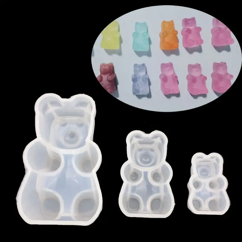Силиконовая форма для конфет Gummy Bear подвеска торта шоколада помадки смолы