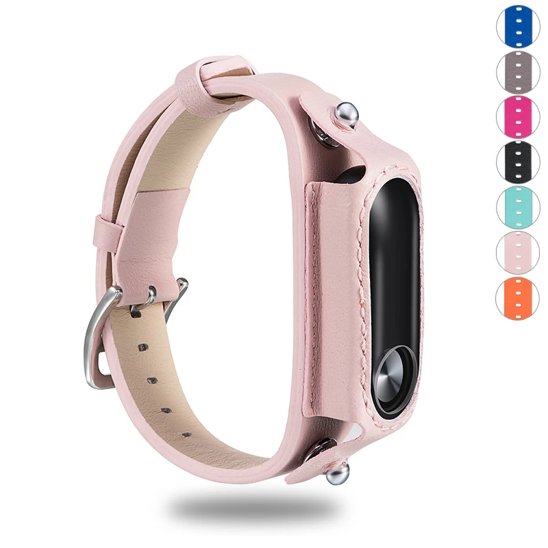 Ремешок для часов Essidi из мягкой кожи с защитой от пота сменный ремешок Xiaomi Mi Band 2