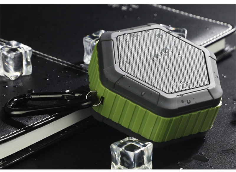 M& J работает в воде Портативный беспроводной Bluetooth динамик сабвуфер мощный IP65 Спорт на открытом воздухе Mp3 плеер Музыкальный динамик бас