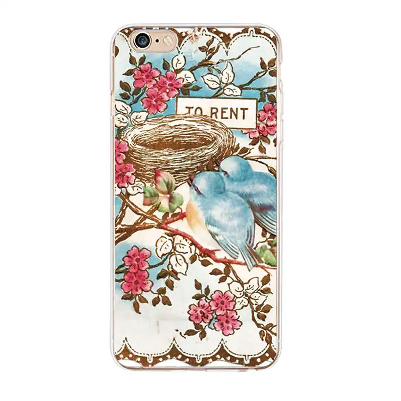 TPU Clear Phone Case For iPhone 6 6s 7 8plus x Soft Colorful Floral Beautiful Flower SiliconeCase Free shipping 4 5se |