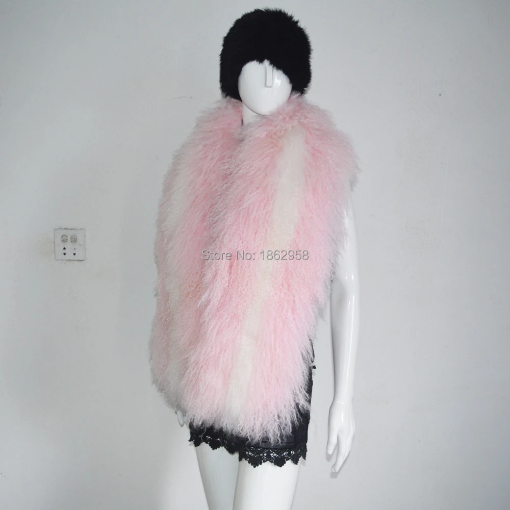 SJ663 150cm*16CM New Arrival Lots of Colors Combined China Free Shipping Mongolia Sheep Fur Boa Scarf Finland |