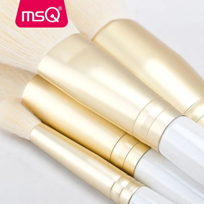 MSQ 10 шт./компл. набор кистей для макияжа пудра основа тени век кисть губ инструмент