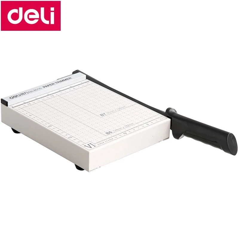 [ReadStar]Deli 8016 ручной триммер для бумаги размер 200x180 мм (8 &quotx 7&quot) маленький с резаком