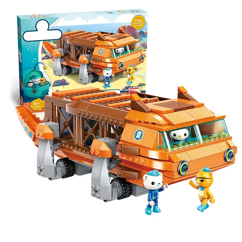 ThinkEasy Octonauts субмарина и морская база развивающие игрушки экшн фигурки для детей