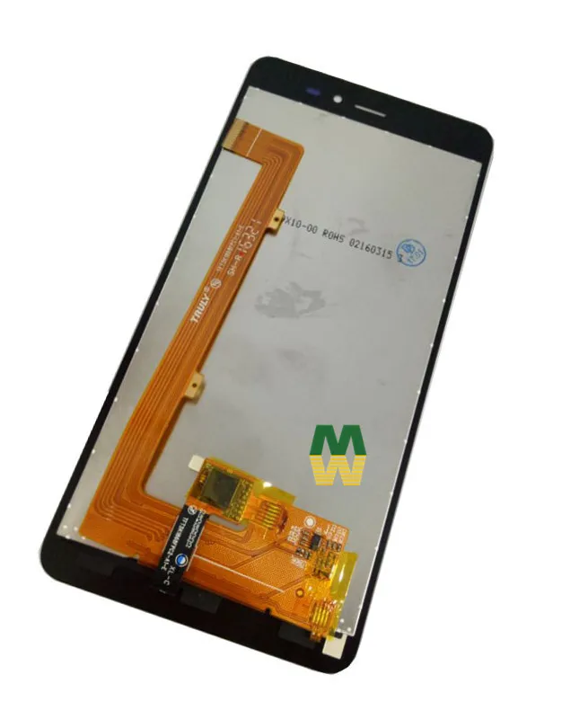 

1PC/Lot High Quality Black And White Color For Gionee P5W LCD Display + Touch Screen Assembly Digitizer Replacement Part