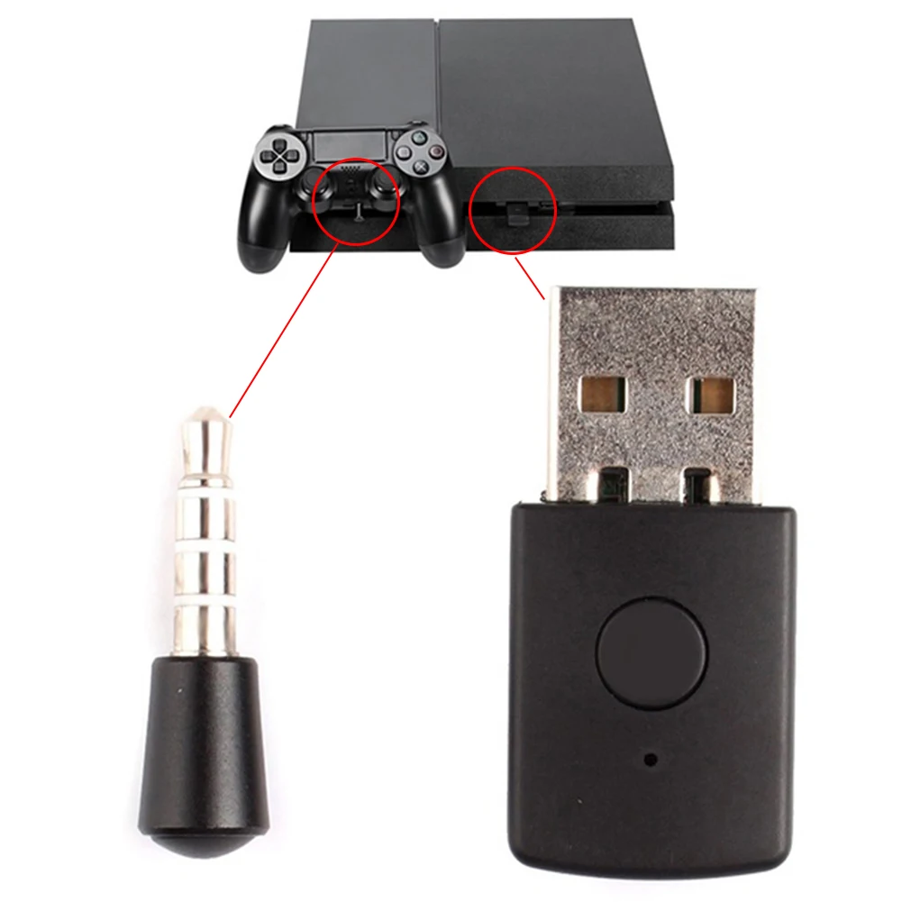 Беспроводной Bluetooth 4 0 USB адаптер Поддержка A2DP HFP для sony PS4 игровой контроллер