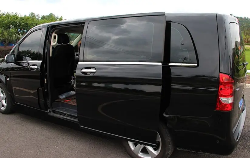 Отделка для окон из нержавеющей стали Mercedes Benz Vito 2016 2017 8 шт. отделка внешнего
