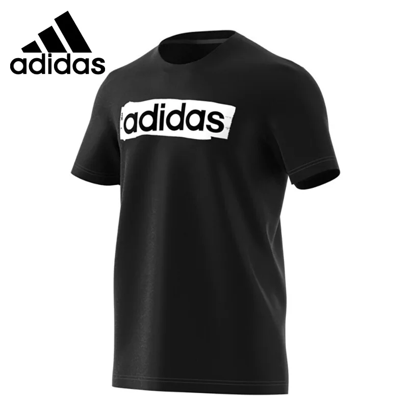 Мужские футболки с коротким рукавом Adidas E LIN BRUSH T оригинальная спортивная одежда