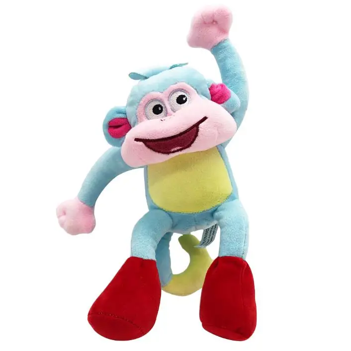 monkey 3 шт./лот горячая Распродажа 25 см настоящая любовь приключения ДОРА обезьянка в сапогах свипер плюшевые игрушки мягкие ТВ и фильмы игры Куклы Детский подарок - Цвет: monkey