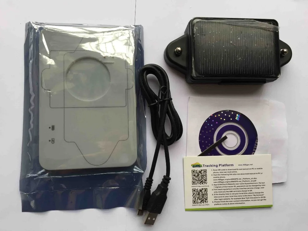 Автомобиль GPS GSM трекер CCTR 808S с солнечной панелью питания долгое время батареи
