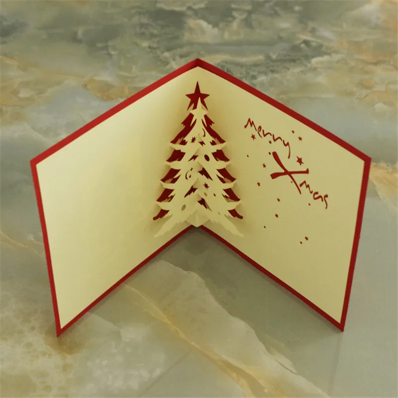 Лидер продаж 3D лазерная вырезка поп винтажные открытки ручной работы