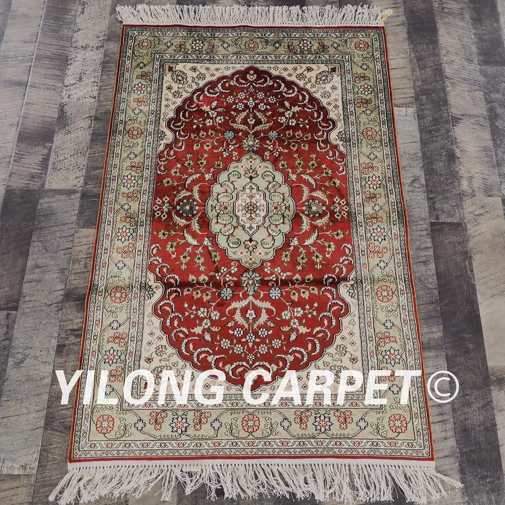 Традиционный персидский дизайнерский коврик ручной работы YILONG 2 5 'x 4' прочный