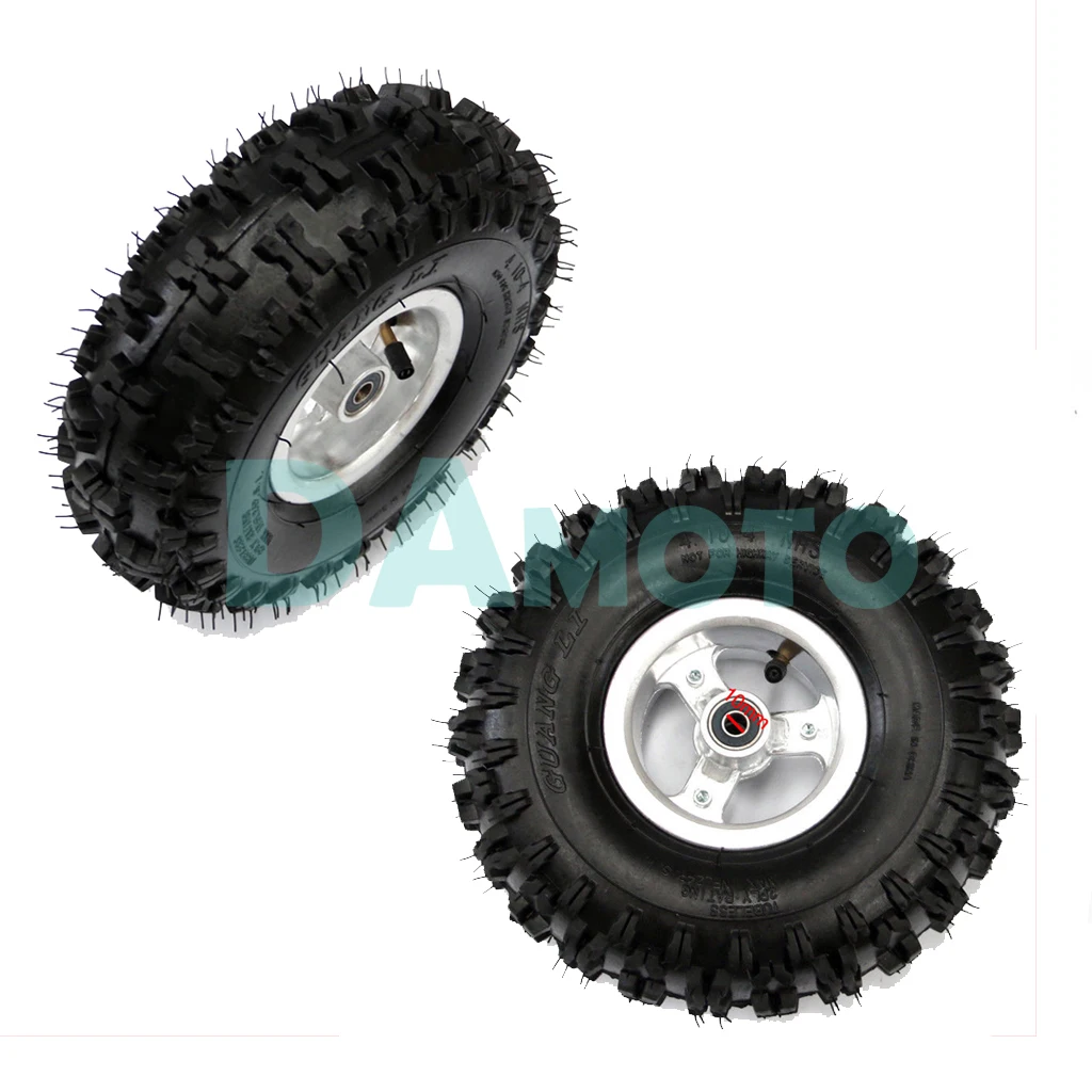 4 10-4 &quotдюймовые задние колеса шины для 49cc мини квадроцикл грязи скутер ATV багги |