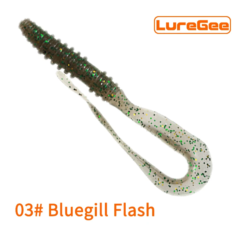 Bluegill Flash LureGee Mad Wag 90 мм мягкие приманки для рыбалки искусственные мягкие приманки в виде червей хищника Силиконовые Рыболовные Мягкие рыболовные приманки, наживки So - Цвет: Bluegill Flash