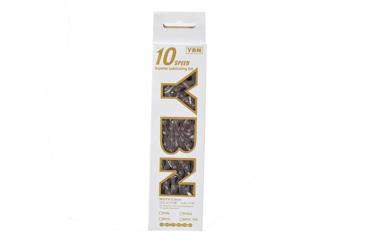 YBN SHIMAN X10SL 10 скорость 116 звеньевая цепь (серебристый) | Спорт и развлечения