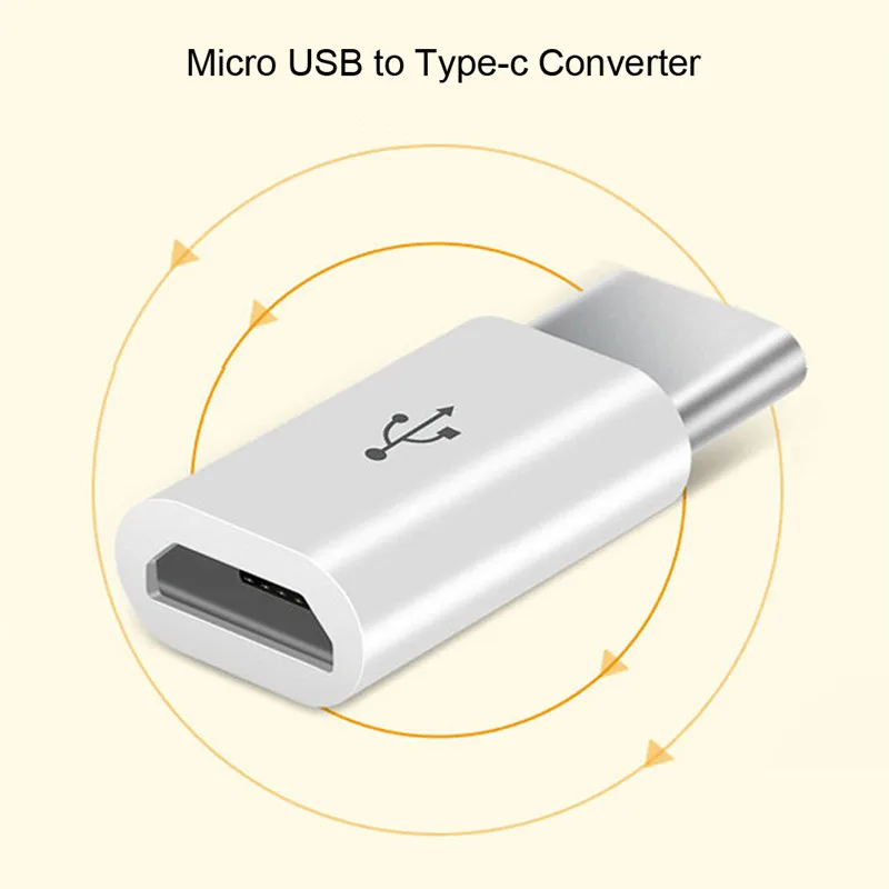 4 шт./лот, Универсальный USB 3,1 type-C разъем для Micro USB Женский конвертер USB-C адаптер для передачи данных type C устройство USB-C мини-белый