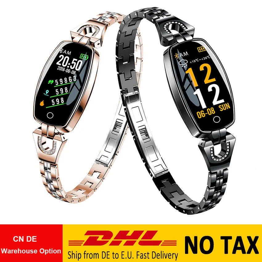 H8 спортивные Смарт-часы Для женщин сердечного ритма трекер Bluetooth умные часы для