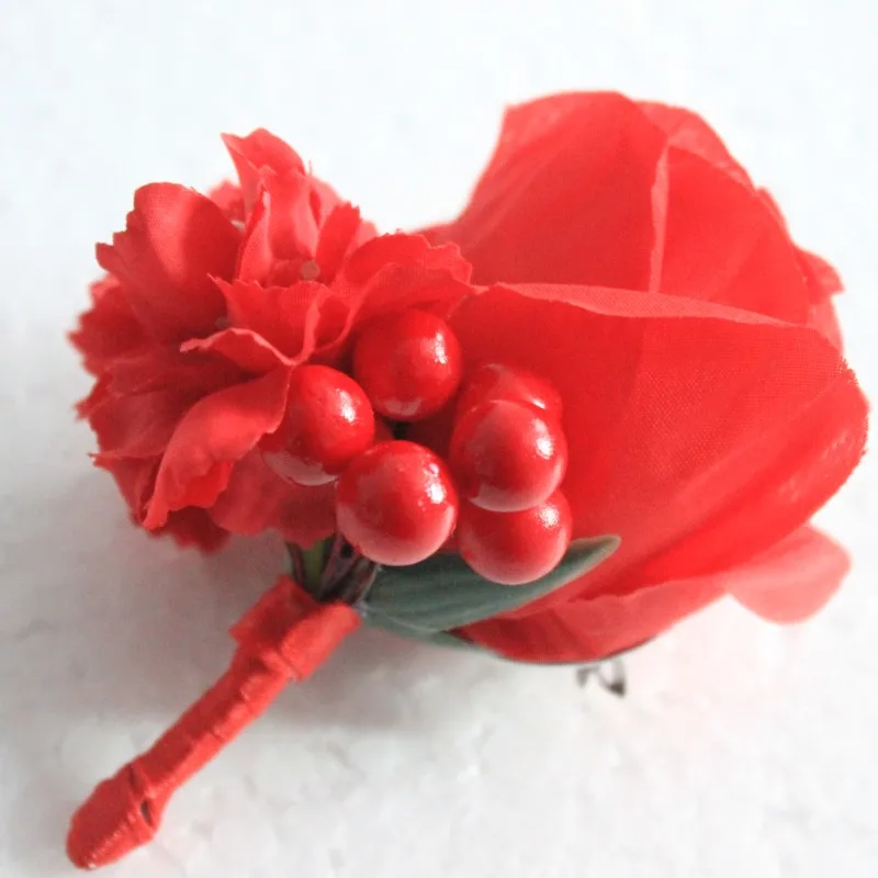 Свадебная брошь подружки невесты на запястье цветок жениха бутоньерка