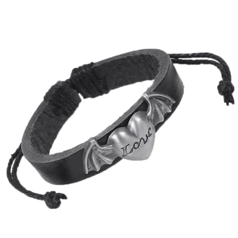 Женский и мужской браслет из натуральной кожи | Украшения аксессуары