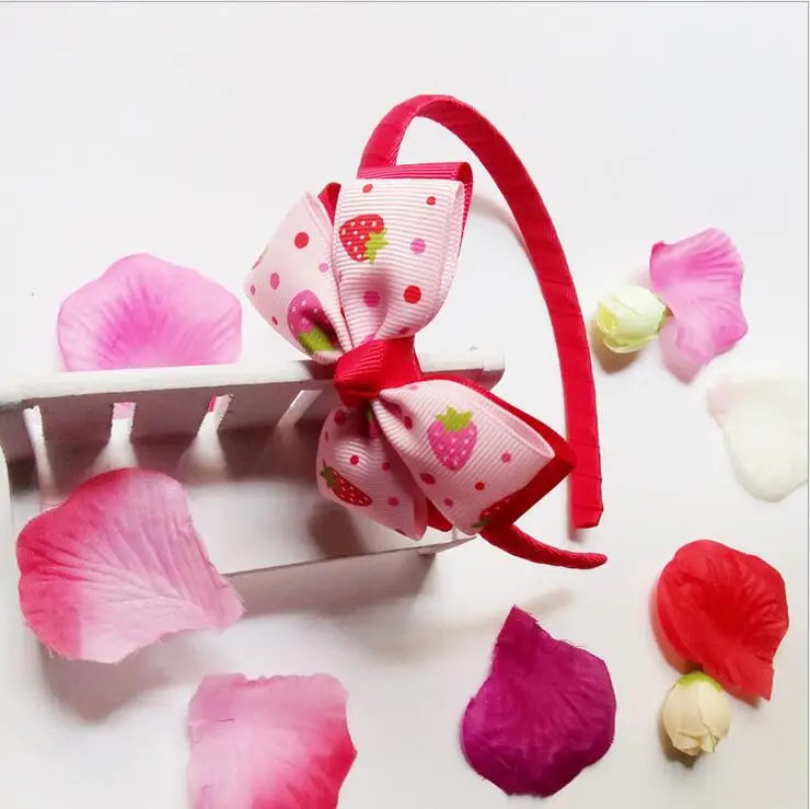 

Free shipping 60pcs/lot Strawberry Shortcake Headband