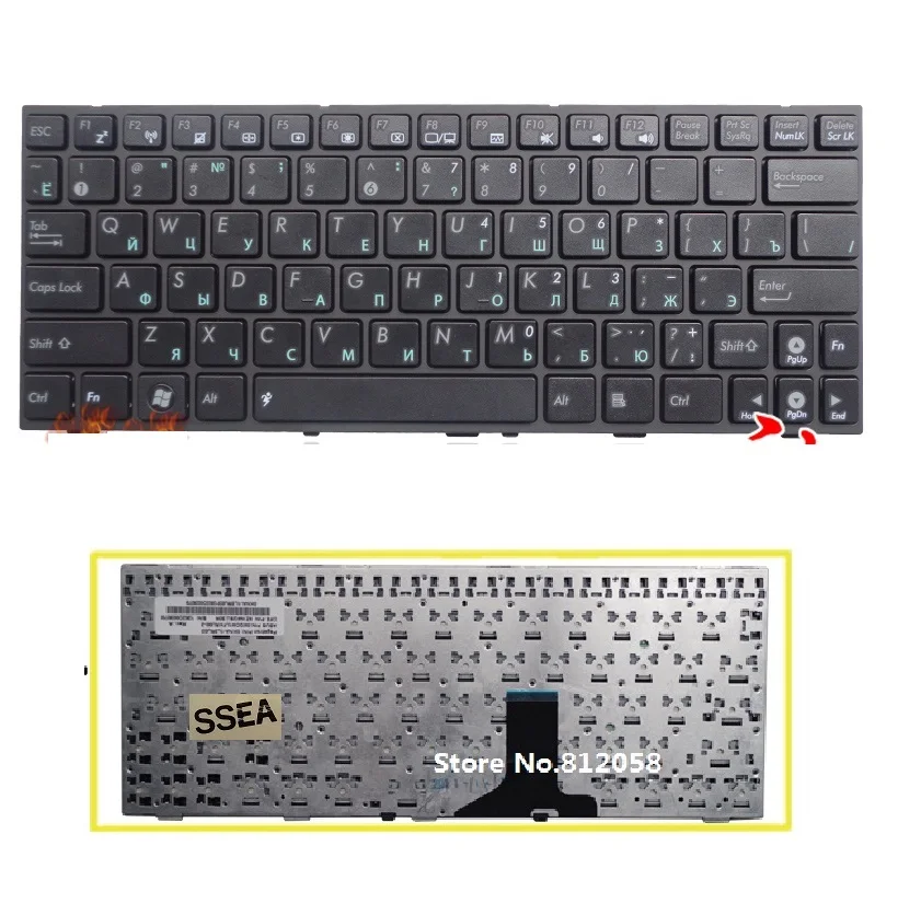 Новый ноутбук RU клавиатура для ASUS Eee PC 1001HA 1001PX 1001PXD 1005 1005HD 1005HA 1005PX 1008 1008HA русская