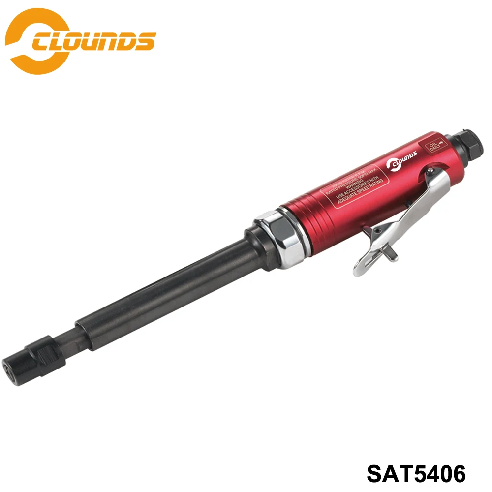 SAT5406 удлиненный пневматический шлифовальный станок высокоскоростной полировщик пневматический режущий инструмент