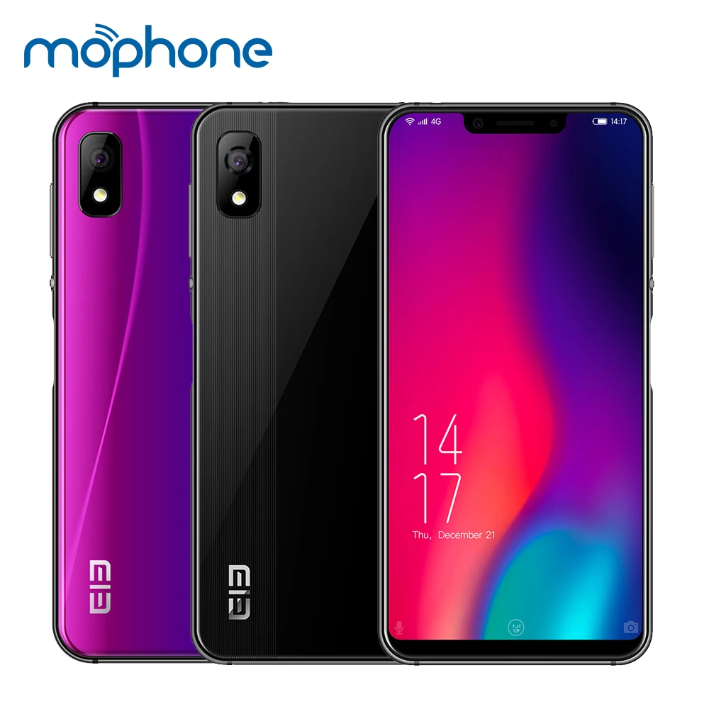 ELEPHONE A4 Pro 4G мобильный телефон B 6 5 85 дюйма Notch Экран Android 8 1 16MP + 8MP камеры 3000 мАч сбоку