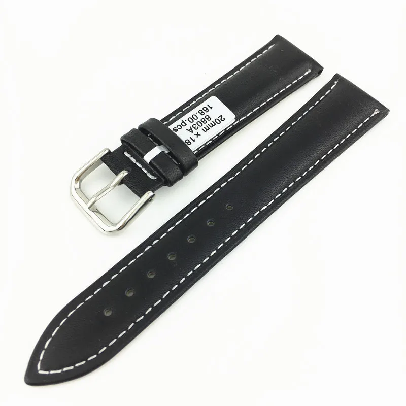 Genuine Leather Wristwatch Straps 12-26mm First layer calfskin Wristbands Easy To Install Comfortable Wear Watch Accessories