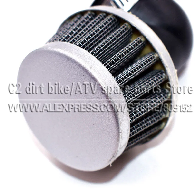 35mm Air Filter 90 degree right angle pod Wire mesh material for small dirt bike pit ATV Scooter use | Автомобили и мотоциклы