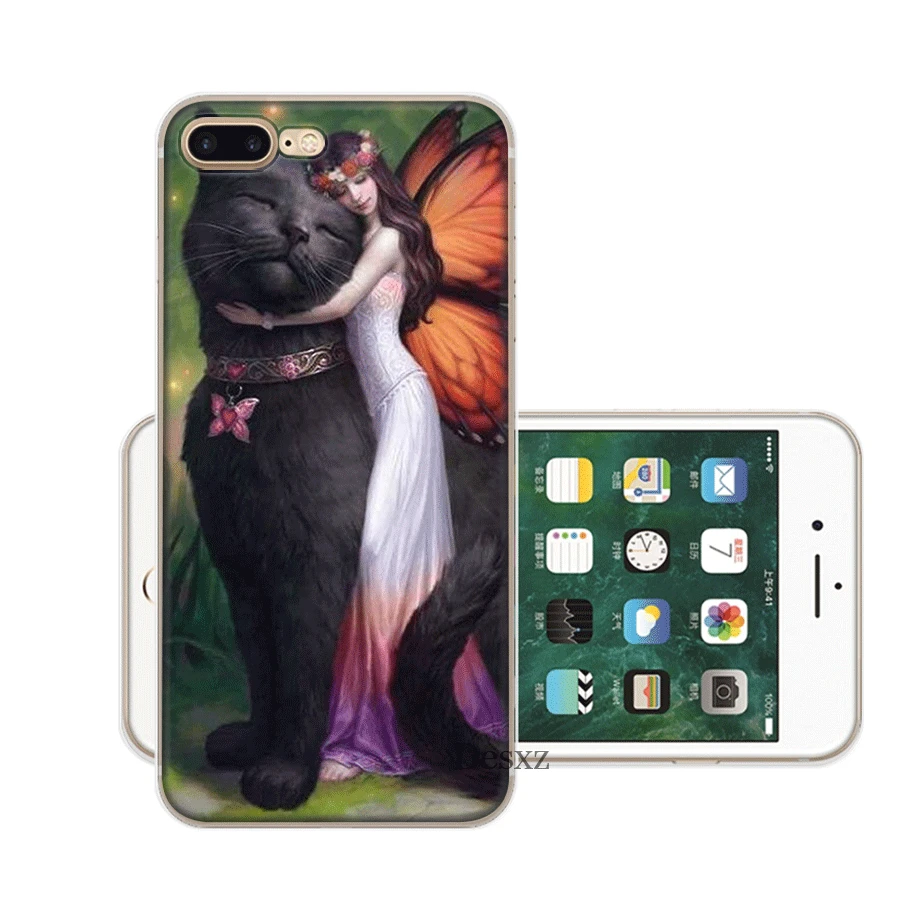 Cute Cat Mobile Phone Case for iPhone 7 8 6 6s Plus 11 Pro X XS Max XR 5 5S SE Cover |