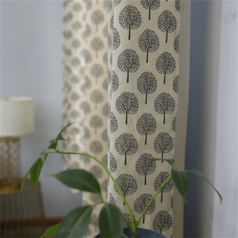 Модная хлопковая Короткая занавеска в американском стиле маленькая белая