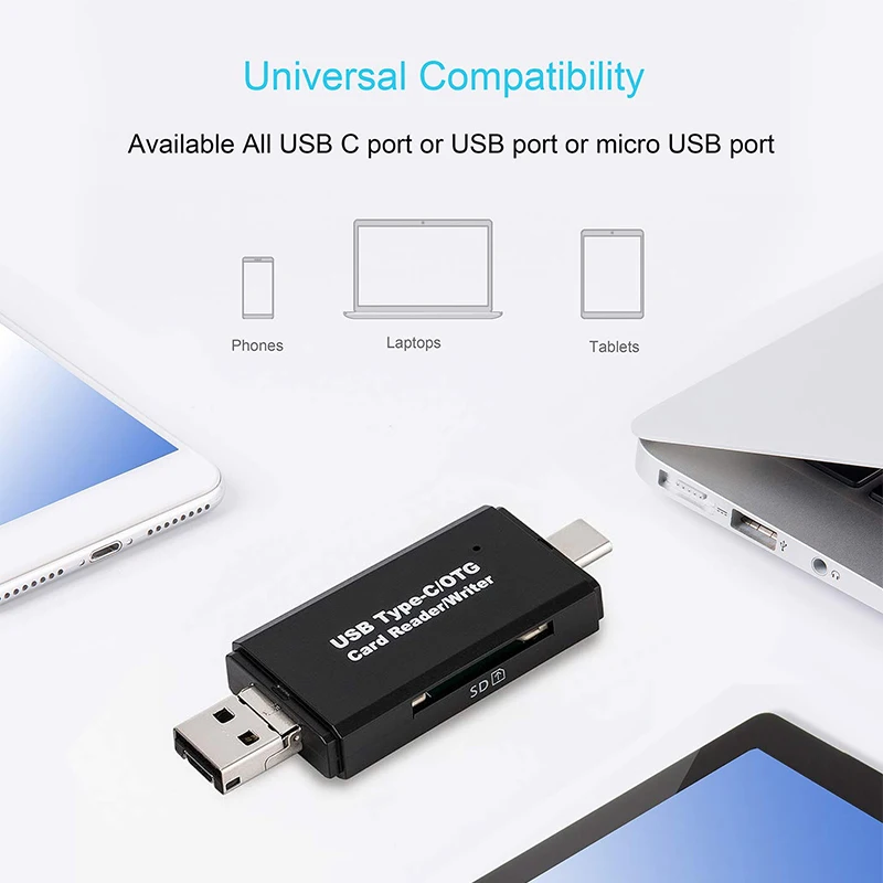 Кардридер USB 3 0 SD кард-ридер адаптер type C Micro TF/SD флэш-накопитель для в 1 кардридер |