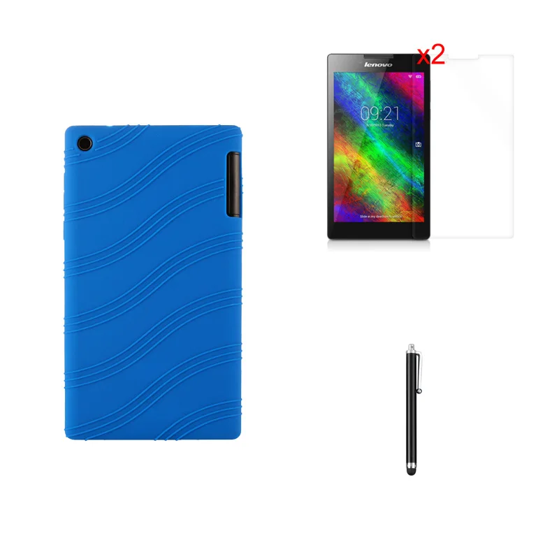 Тонкий Противоскользящий мягкий силиконовый резиновый чехол + прозрачная пленка