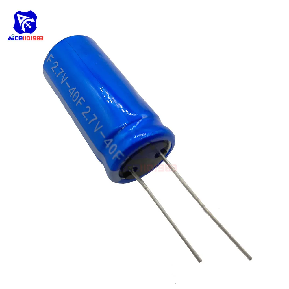 Ultracapacitor 2 7 в 40F 40*18 мм низкая ESR высокая частота сверх яркий конденсатор 2.7V40F 40x18 для