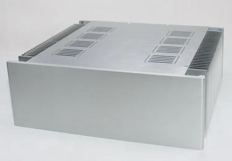 WA85 алюминиевый корпус корпуса чехол для усилителя звука 392x435x155mm|chassis enclosure|aluminium