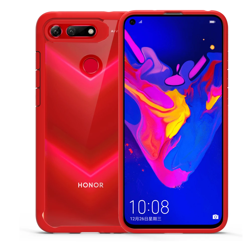 Роскошный тонкий акриловый чехол из ТПУ для HUAWEI Honor View 20 чехлы смартфонов