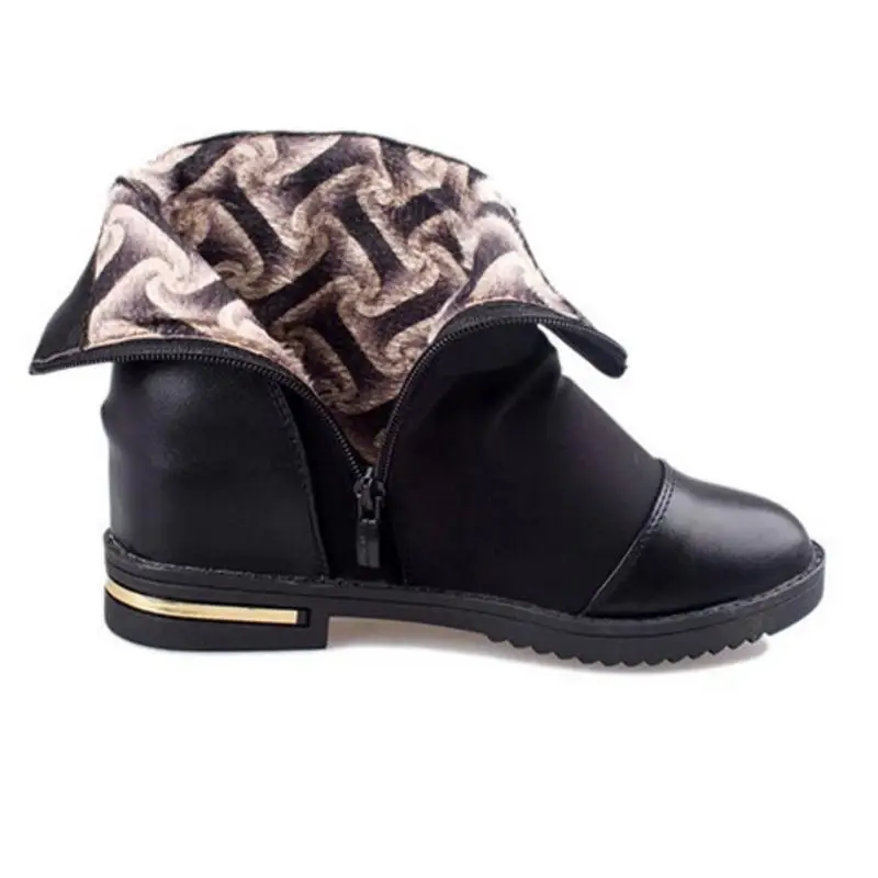 Новые Женщины Теплая Зима Ботильоны Женская Мода Заклепки Пряжки Мартин Сапоги