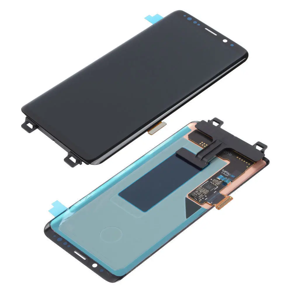 Оригинальный AMOLED LCD для SAMSUNG Galaxy S9 дисплей сенсорный экран дигитайзер с рамкой