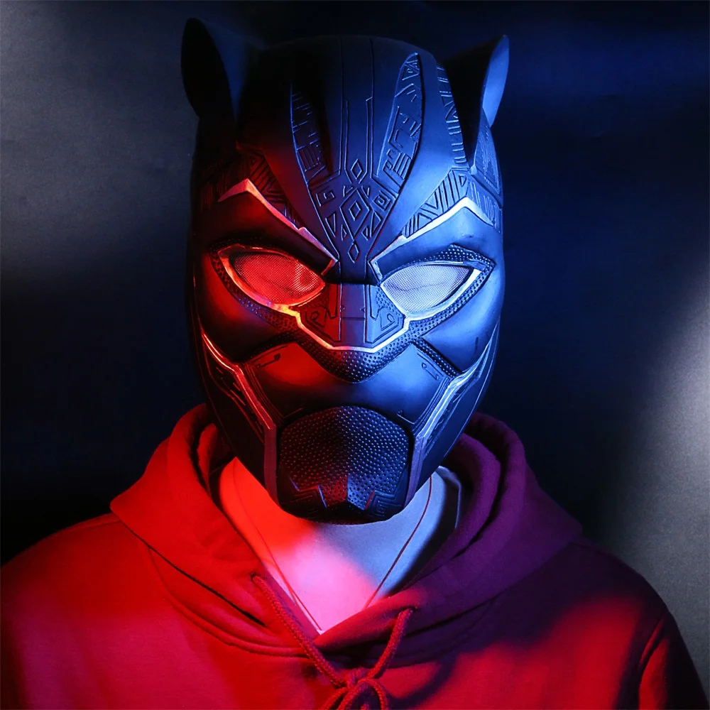 2018 Мстители: Бесконечная война Черная пантера T'Challa шлем маска матовая Хэллоуин