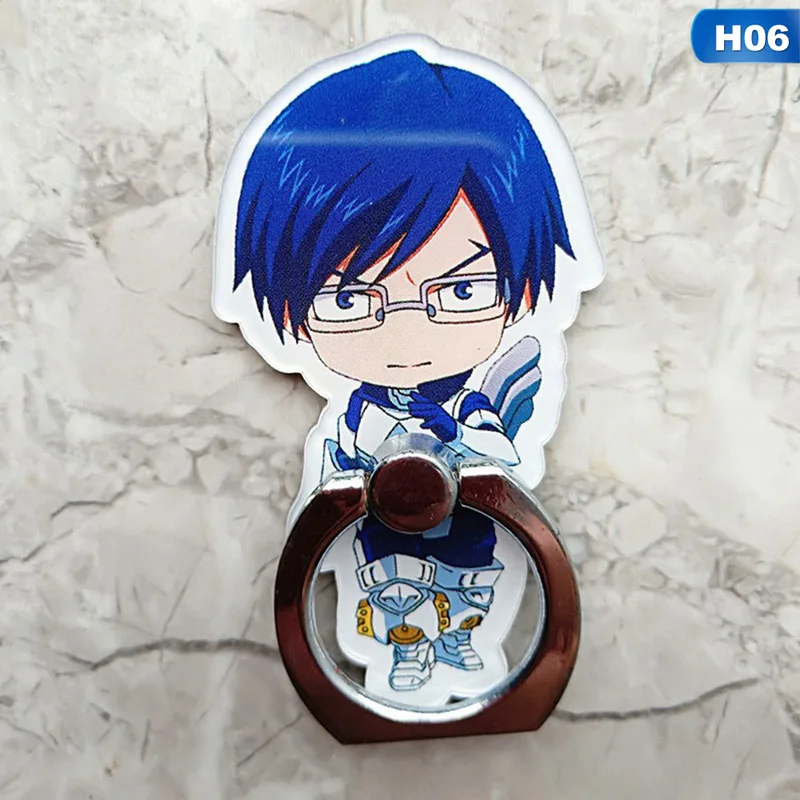 My Hero Academia All Might Bakugou Midoriya Todoroki Ring Stand Mount Holder Stent Mobile Phone Paste Stents