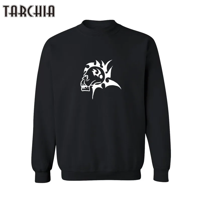 TARCHIA Мужская зимняя толстовка с капюшоном толстовки принтом лошади Пуловеры