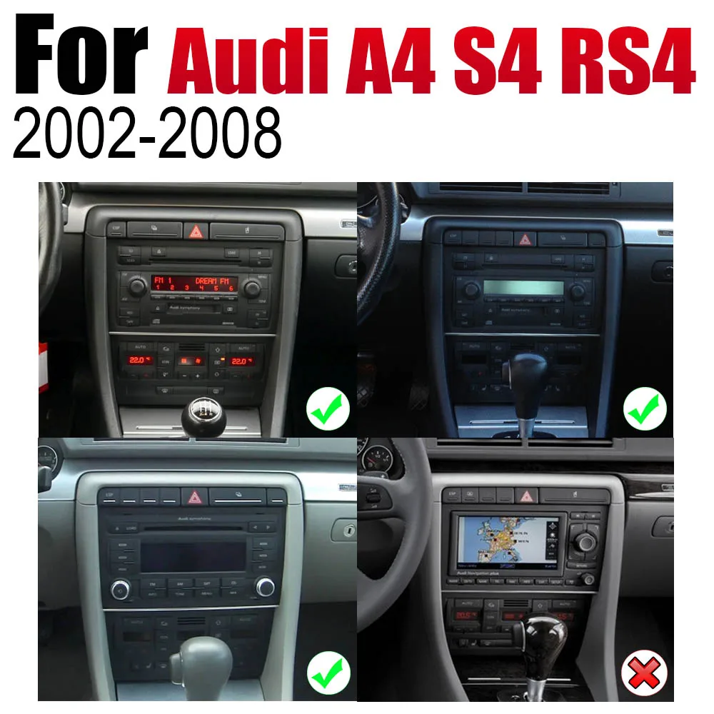 Автомобильный мультимедийный плеер Android радио для Audi A4 S4 RS4 8E 8H 2002~ 2008 MMI DVD gps Navi навигационная карта Авто Аудио BT стерео