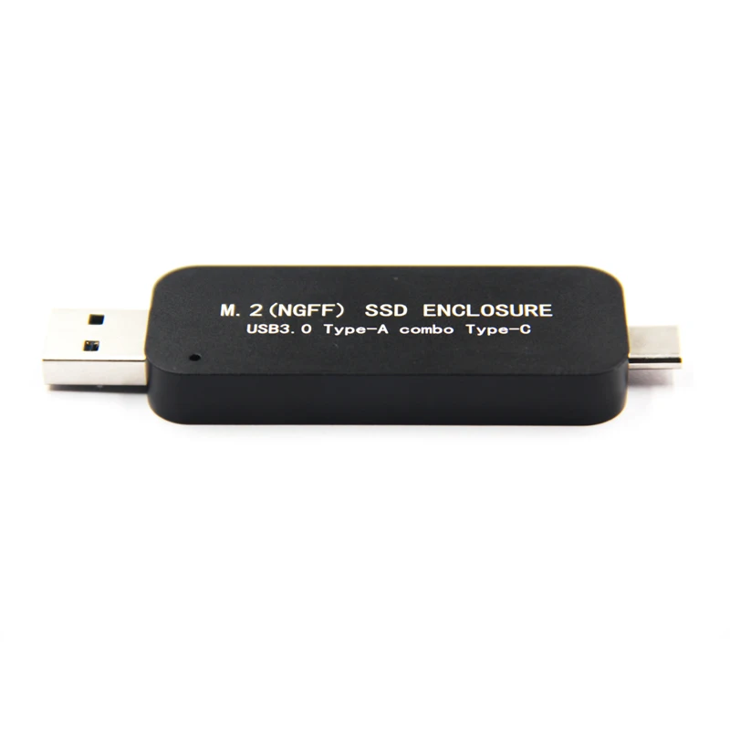 Black H1111Z M.2 SSD/жесткий диск/HDD корпус USB 3,0 Тип C жесткий диск корпус внешний жесткий диск чехол для 2230 2242 SSD M2 - Цвет: Black