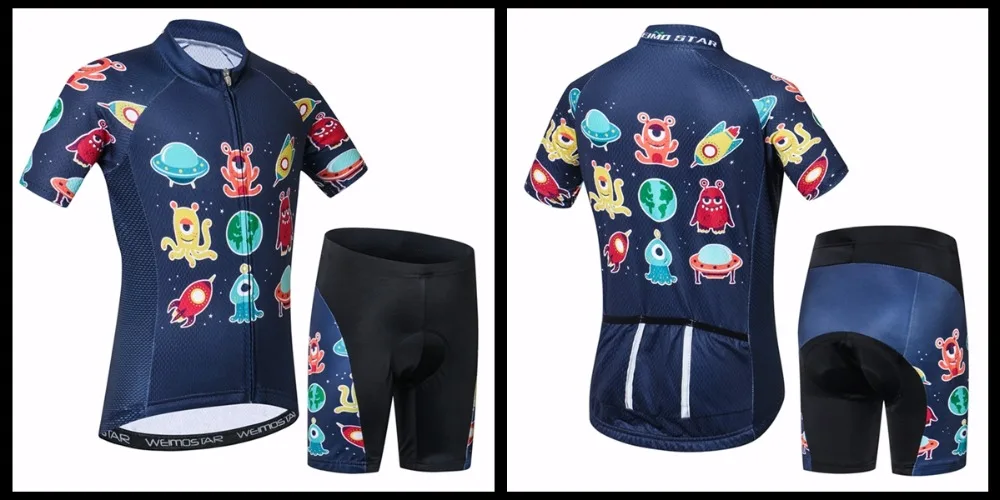 WEIMOSTAR детский велосипед одежда из трикотажа Лето mtb велосипед Джерси одежда Ropa Ciclismo Дети Открытый велосипед спортивная одежда Джерси