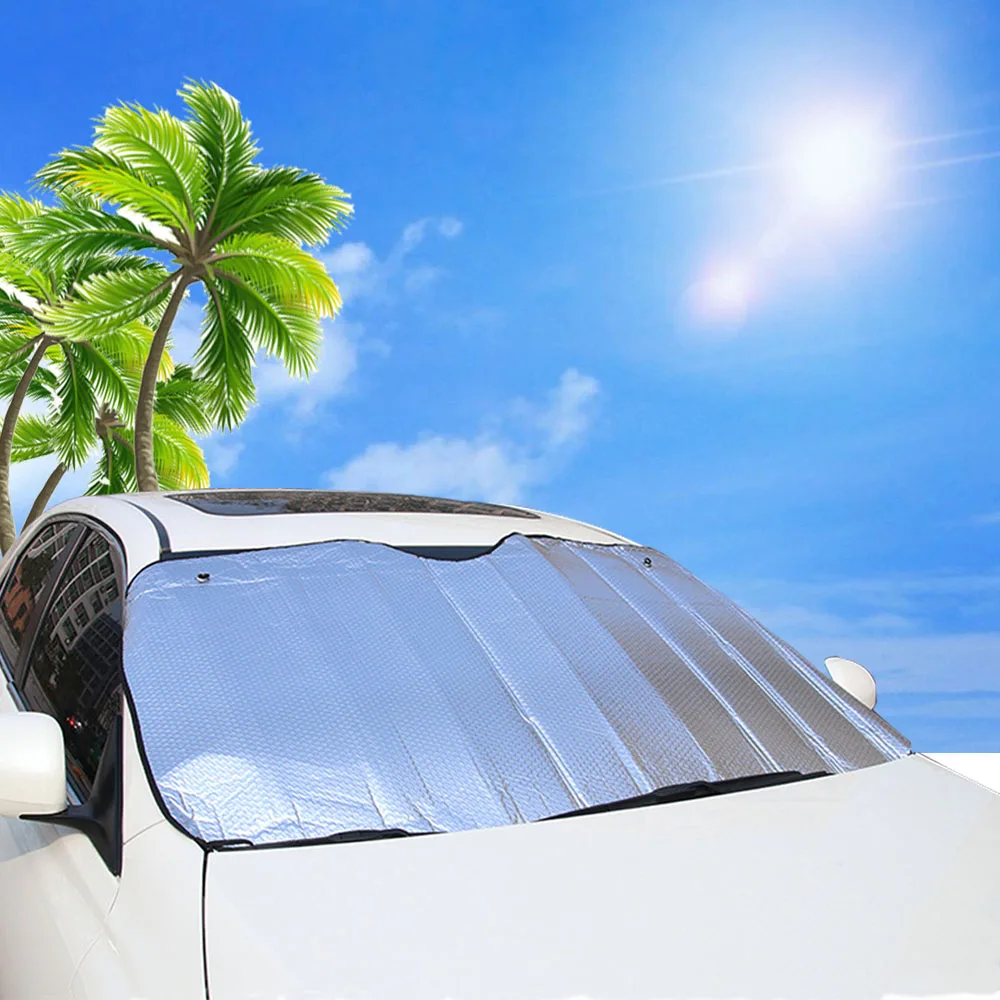 140*70 см двойной размер алюминиевая фольга пены автомобиля солнцезащитные