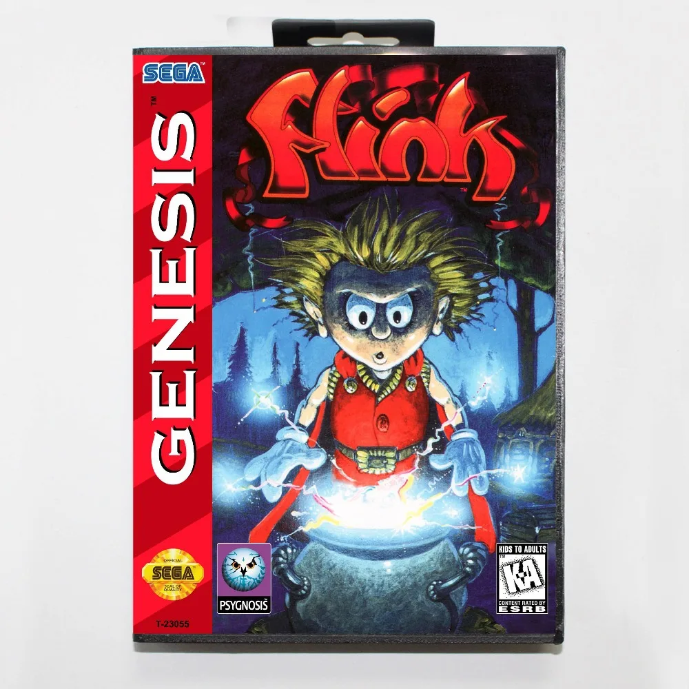 Flink игровой картридж 16 бит MD игровая карта с розничной коробкой для Sega Mega Drive Genesis|16