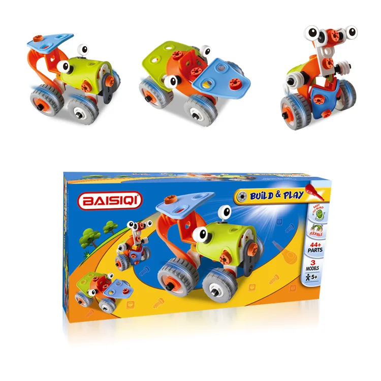 Children DIY Intellectual Desktop Assembly Building Block Concept car and Parent-Child Interactive Screw Toy Model Gift | Игрушки и