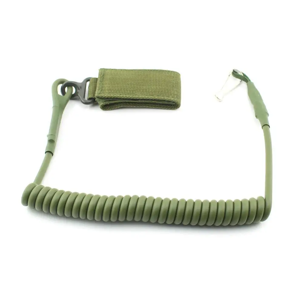 Armygreen Molle страйкбол катушка Слинг Военный эластичный пояс пружинный ремень рюкзак сумка Веревка строп пистолет стрельба охота пистолет инструмент - Цвет: Armygreen